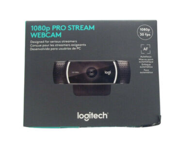 Logitech C922 Pro Stream Webcam - Black