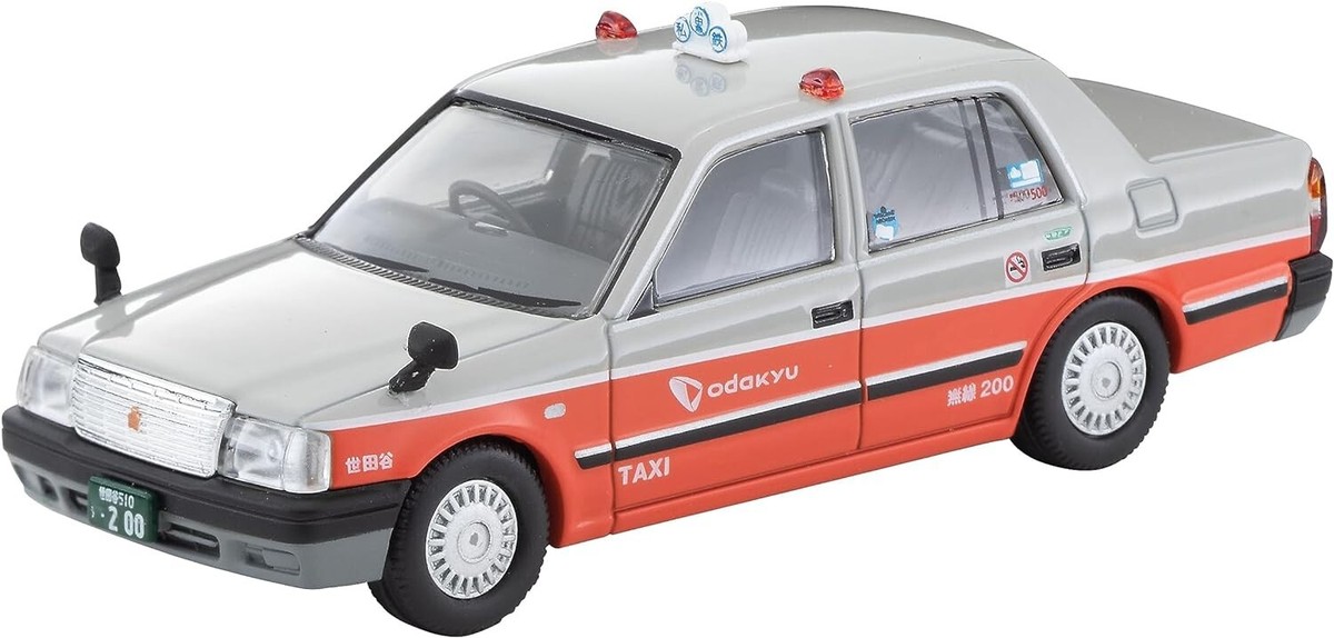 トミカトヨタCROWN  COMFORT Tomica Vintage 1/64 Toyota CROWN COMFORT Japan Odakyu Taxi