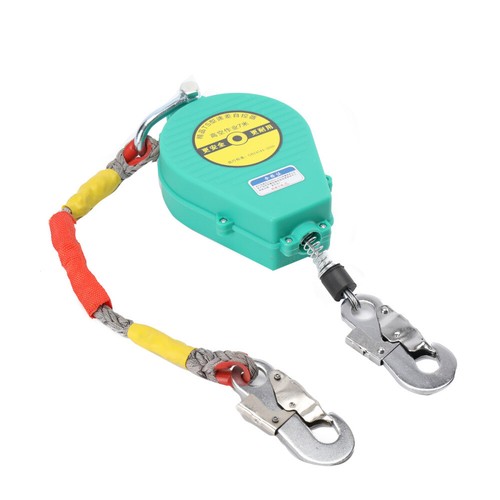 23ft Self Retracting Lifeline Fall Arrester Fall Protection with Hook & Rope - Picture 7 of 14