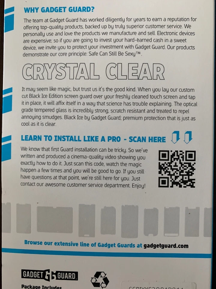 Genuine Gadget Guard Tempered Glass Screen Protector For Apple / Samsung & LG - Image 4 of 4