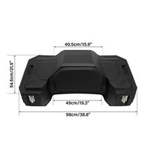 82L Rear Luggage Storage Cargo Box ATV Trunk Fit For ATV Universal
