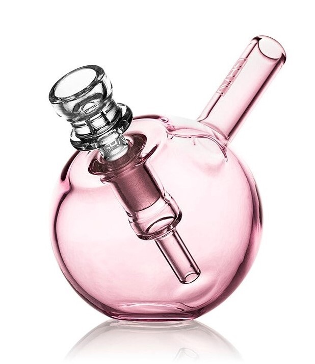 Grav® Labs SPHERICAL Pocket Bubbler COOL BONG Glass Water Pipe Hand Pipe *USA*