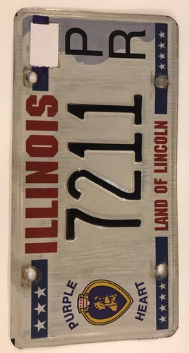 PURPLE HEART Combat Wounded license plate military WW2 Army Vietnam War #7211 - Picture 8 of 12