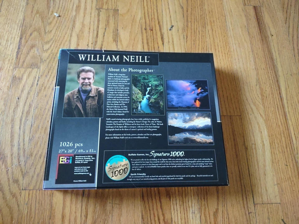 Rompecabezas Buffalo William Neill Twilight Fire 1000 piezas Foto 2 de 3