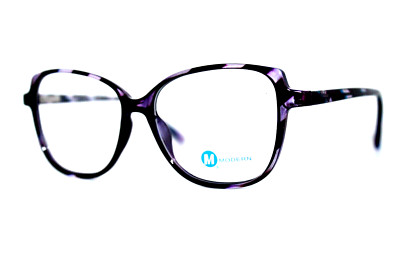 NEW MODERN OPTICAL FOUND BLACK BLUE DEMI AUTHENTIC EYEGLASSES FRAMES 52-14-135MM