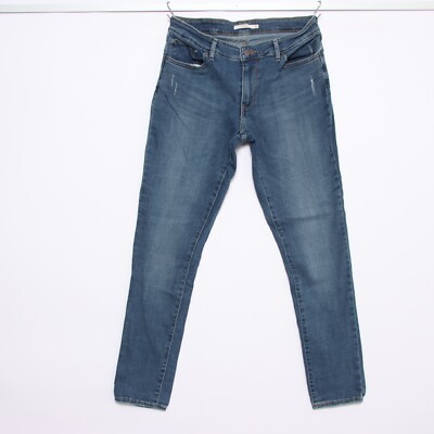Levi's 711 Skinny Gr. W32 L32 Gebraucht (Cod.F3511) Herren Denim Levis Tab Rot