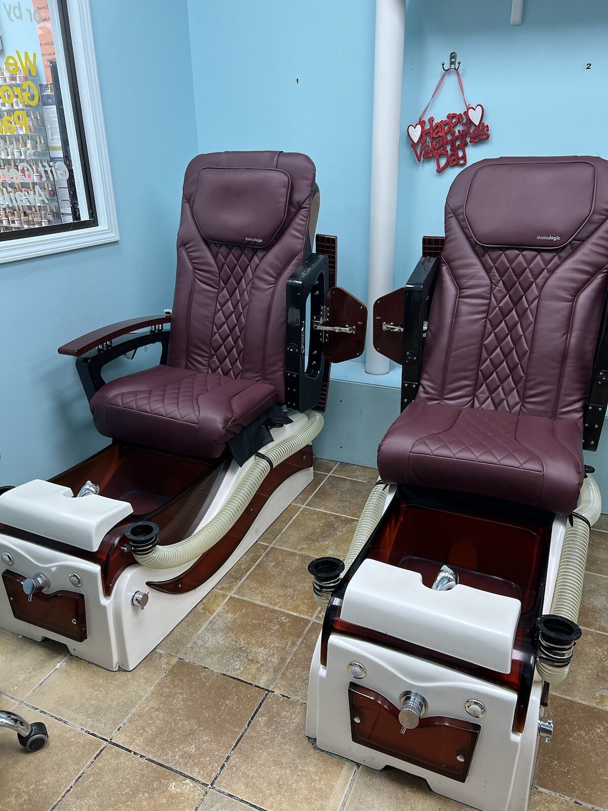 spa pedicure chairs used
