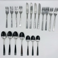 19 Pc Lot Stanley Roberts Stainless Korea Flatware Fork Spoon Knife