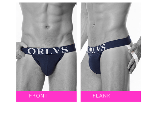 Sexy Baumwolle Herren Tanga Sexy Mode Doppeltanga Bequem Unterwäsche Höschen - Bild 10 von 22