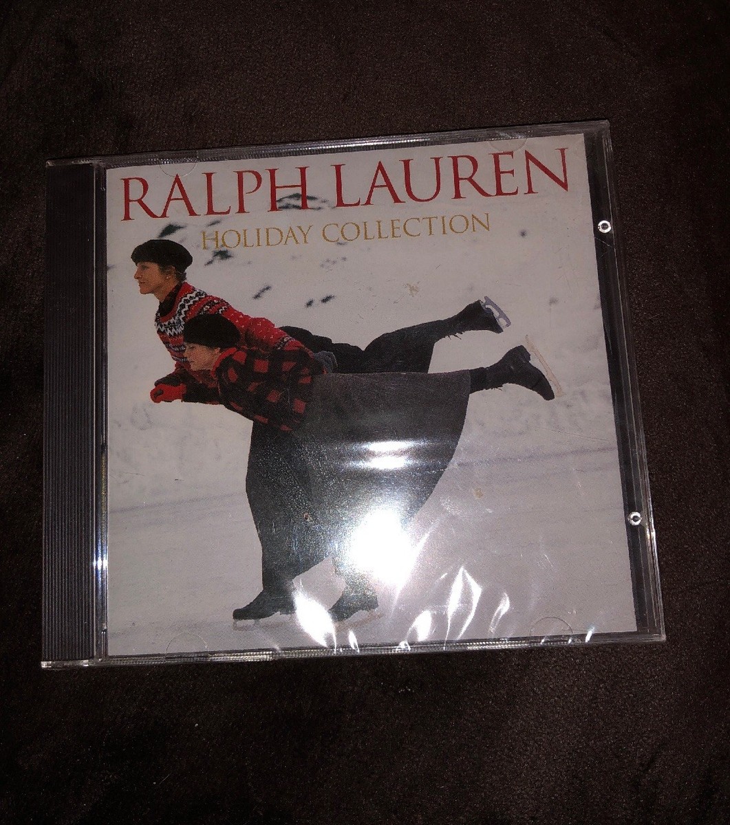 Vtg 90s 1995 Ralph Lauren RL Flag Holiday Collection CD Music