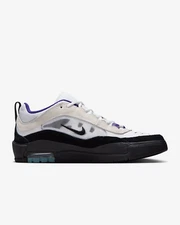 Nike Air Max Ishod Shoes in White/Court Purple/Black
