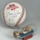 Fred Claire signed 1988 World Series Logo Baseball JSA Dodgers GM Auto A3318