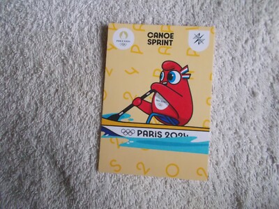 Panini Paris 2024 Olympiade ''CANOE SPRINT'' #176 Trading Card
