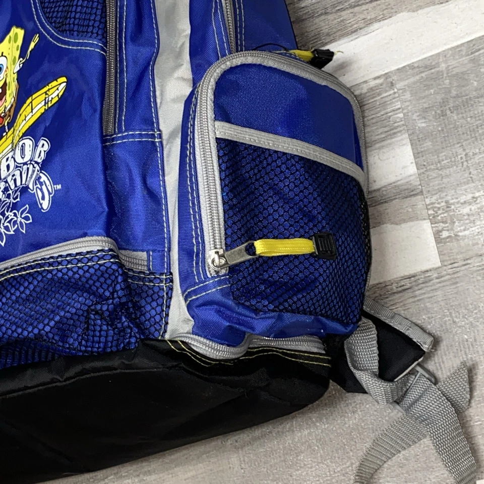 Mochila Tabla de Surf Raro Vintage 2003 Nickelodeon Bob Esponja Pantalones Cuadrados Foto 3 de 4