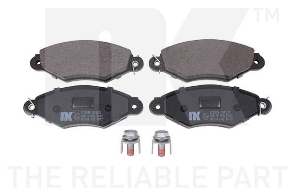 NK 223938 Bremsbelagsatz, Scheibenbremse FüR CitroËN Peugeot Renault-image