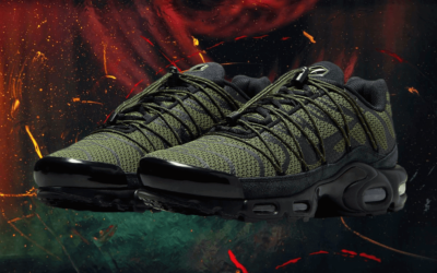 Nike Air Max Plus Utility Medium Olive Black FJ4232-200 Nike Air Max Plus Utility Medium Olive Black FJ4232-200