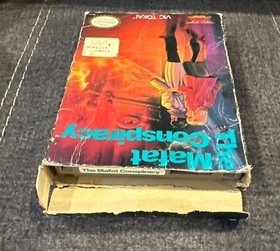 The Mafat Conspiracy Nintendo NES ~ In Original Box! Works Great! Fast Shipping!