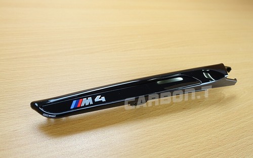 2014-2020 Gloss Black Side Vent Fender Cover Fit BMW M4 F82 F83 - Bild 5 von 8