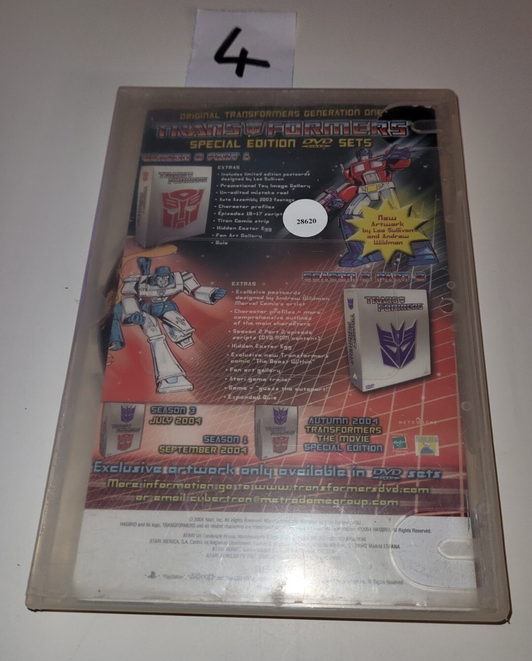 Sony PlayStation 2/PS2 - Transformers - US - CD + notice - Bon État