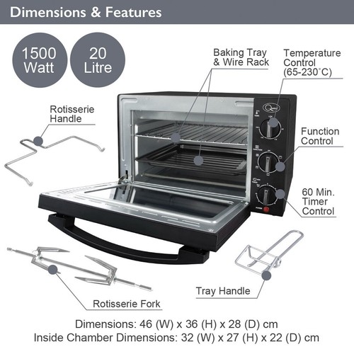 mini oven 20l