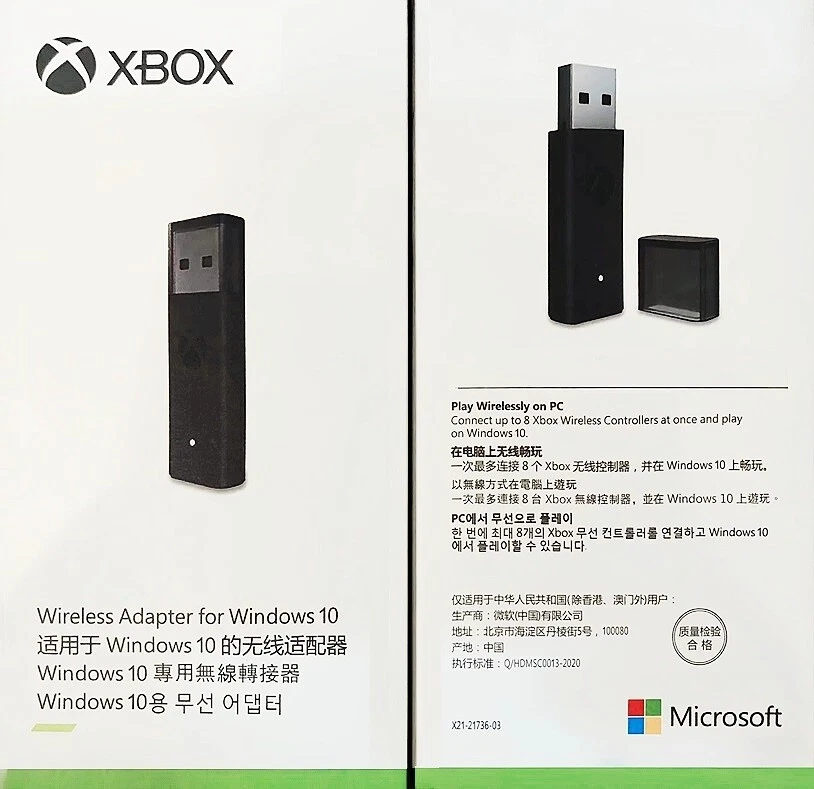 New Microsoft Xbox One S/X USB Wireless Receiver For PC Windows 10/11 Fast Ship - Image 4 of 4