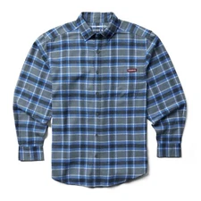Men's Long Sleeve Blue Moon Pike Flannel Shirt Wolverine Sizes L, XL and XXL