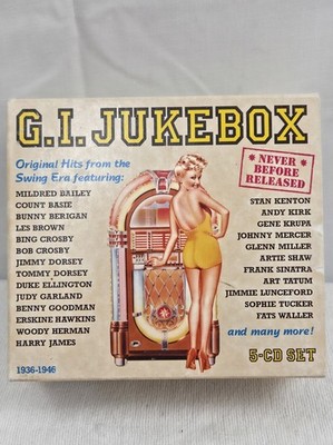 G.I. Jukebox 5 CD Set Swing Era 1936-1946 Box Set Hindsight Records Inc. 1993