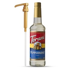 Torani Coffee Syrup, Peppermint, Pump Included, 25.4 Fl Oz