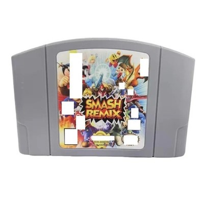 N64 Game Cartridge Super Smash Bros Remix 2.0 Version NTSC USA Console A3D