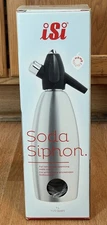 New iSi Soda Siphon Seltzer 1 Liter - Black