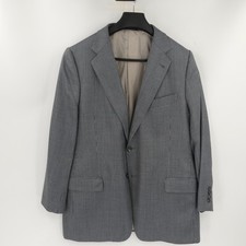Joseph Abboud for Nordstrom 2-Button Wool Silk Sport Coat Blue Made in USA 44R