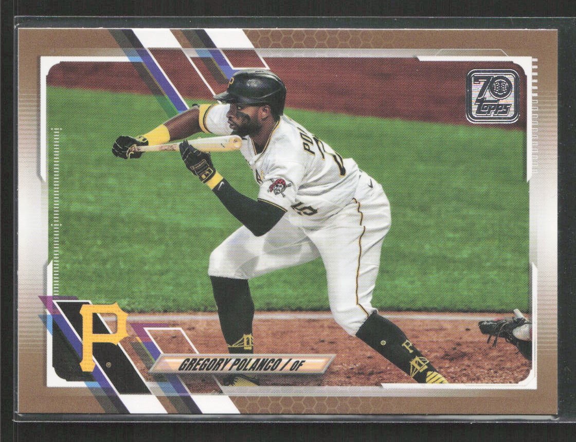 Gregory Polanco 2021 Topps #412 Gold /2021 Pittsburgh Pirates