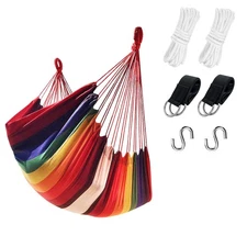 Ourdoor Hanging Hammock Chair – Comfortable Tree Swing Chair Large Size 110X1...
