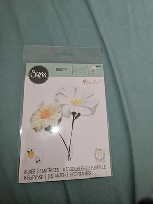 Sizzix Thinlits 8 Die Set - Daisy Flower Mix 666113 By Jess Slack