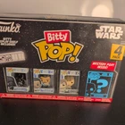 Funko Bitty Pop! Star Wars 4-Pack Darth Vader, Lando, Luke with Yoda, & Mystery