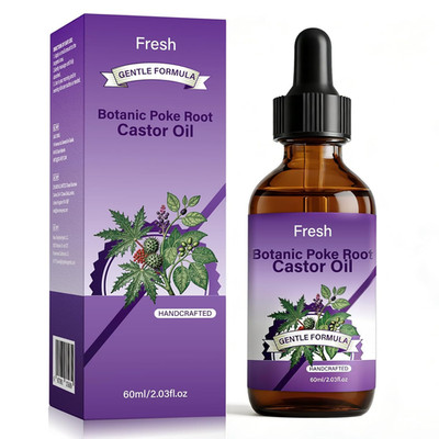 Poke Root and Castor Oil - Poke Root & Castor Oil with Vitamin E - Natural Lymph
