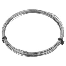 20ft 6M 0.6mm Stainless Steel Wire Rope 7x7 Strand with 20pcs Loop Sleeves