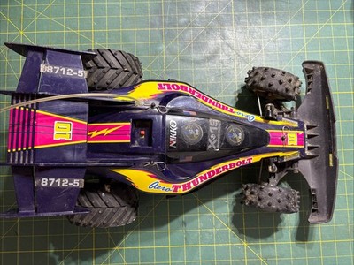 Nikko Aero Thunderbolt RC Car Tested Works No Control Or Battery Included
