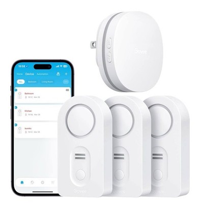 WiFi Water Leak Detector 3 Packs