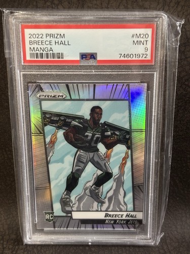 Breece Hall #M-20 2022 Panini Prizm Manga card