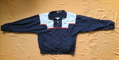 Vintage Ellesse Jacket Womens 3 12 Full Zip Black 80's Windbreaker