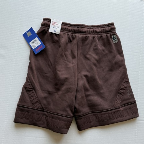 Pantalones Cortos de Baloncesto NBA Talla Pequeña Marrón Murkeado Pantalones Cortos Sobre la Rodilla Nuevos. - Imagen 7 de 9