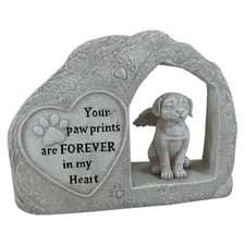 Loving Memory Collection 7" Height Polyresin Memorial Dog Angel Pet Statue