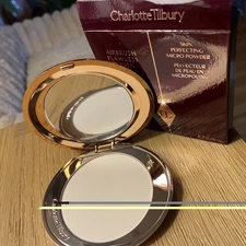 Charlotte Tilbury Airbrush Flawless Finish Setting Powder 1 Fair 0.28oz/8g Full