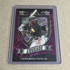 2021 Panini Chronicles - Crusade Fernando Tatís Jr. #5 Purple Velocity Prizm