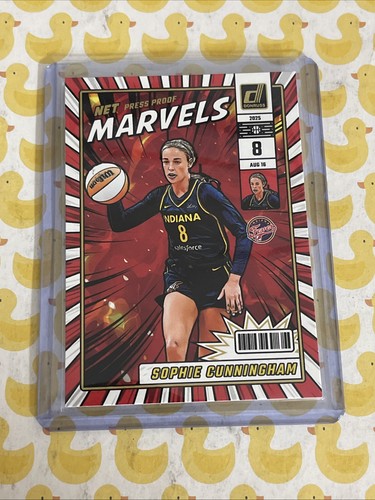 Sophie Cunningham [Press Proof Gold] #11 2025 Panini Donruss WNBA Net Marvels card