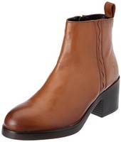 Ankle Boots Bagatt 39 EU Cognac Damen Stiefeletten Leder Schuhe
