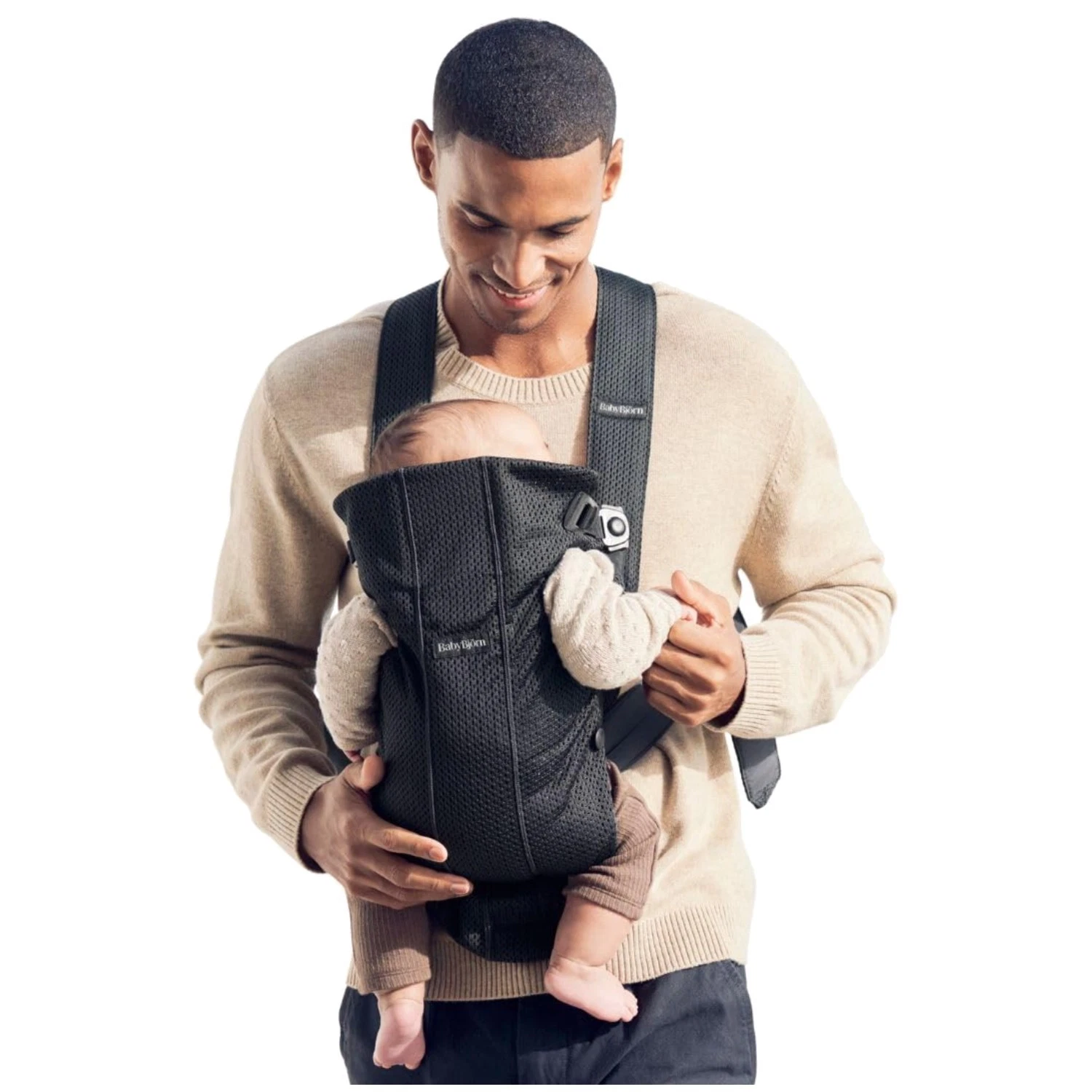Ergonomic Baby Carrier Mini | Black 3D Mesh | Easy-to-Use
