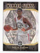 2020-21 Donruss Optic Winner Stays Holo #13 Pascal Siakam Toronto Raptors SP