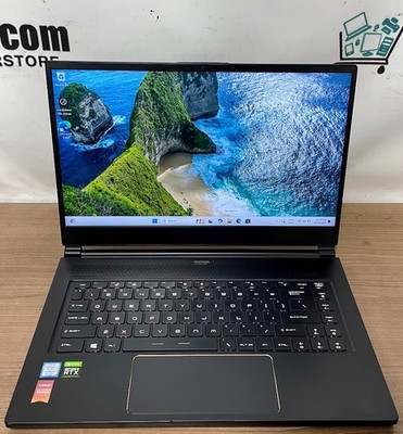 MSI GS65 Stealth 15.6'' Windows 11 Pro NVIDIA i7-8750H 2.20GHz 16gb RAM 1TB SSD 
